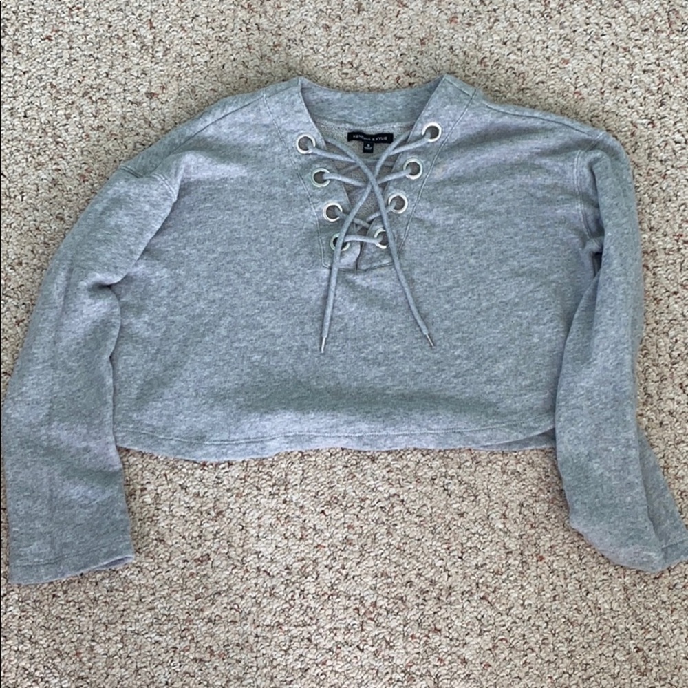 Kendal and Kylie cropped shirt